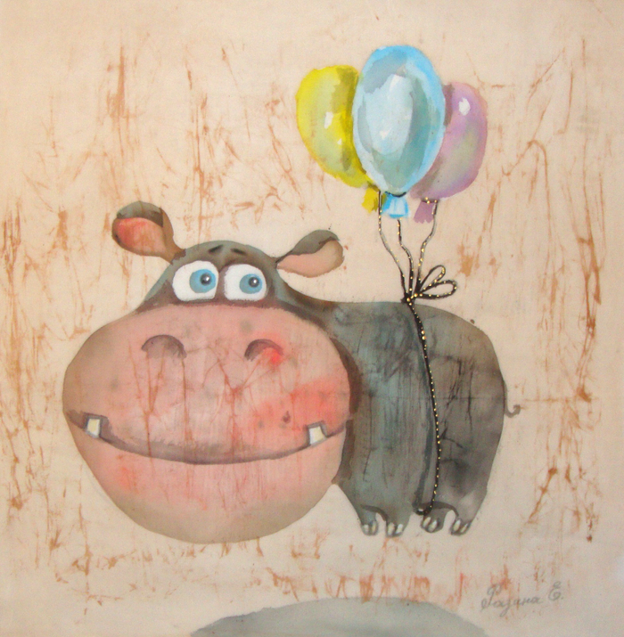 Летающий бегемотик