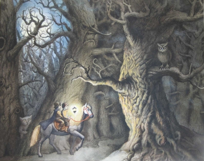 "Мертвый лес" к сказке Астрид Линдгрен  "Мио, мой Мио"