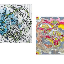 Эскиз витража