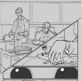 Комикс к журналу. Лайн