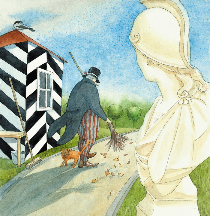 В Царском Селе.