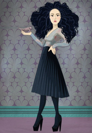 Барышня и синька-бурька