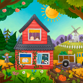 Меню детского приложения