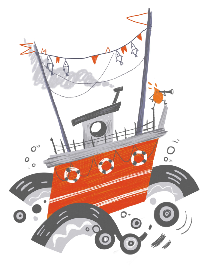 Огонек и море