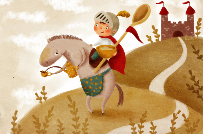 Сэр Рыцарь и фиолетовая лошадь