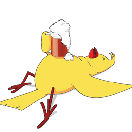 Канарейка с пивом.