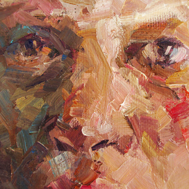 портрет на солнце ( фрагмент)