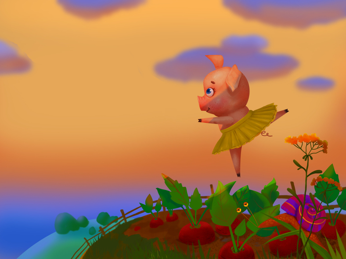 Для книги "Свинка-балеринка" Mila Mirason