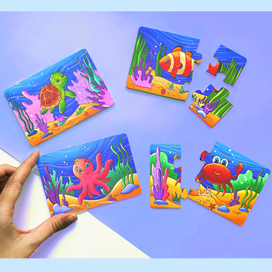 Детские пазлы Морские жители