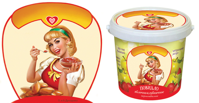 Рисунок для упаковки повидла