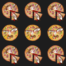 Пицца ахегао