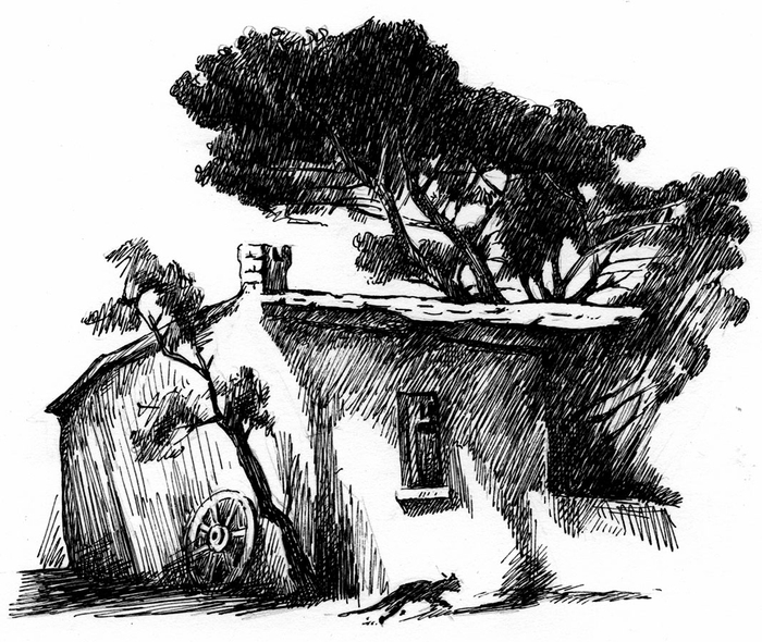 Иллюстрация к произведению И. Шмелёва "Каменный век"