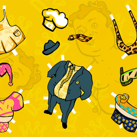 Одежда для картонной куклы