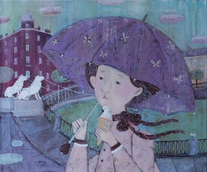 В Петербурге сегодня дожди ))