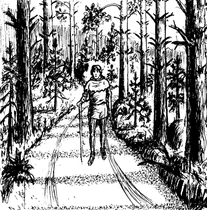 Иллюстрация к книге "Удивительные приключения Билла Грэлли"