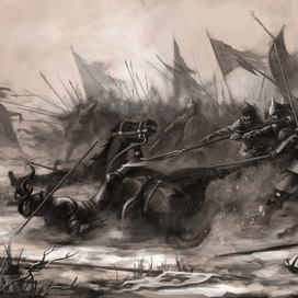 Битва при Тирзене.  17 января 1559 года.