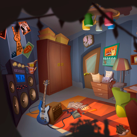 Локация для квеста (комната подростка)