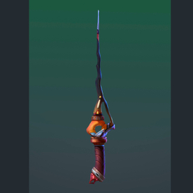 Этапы создания концепт-арта волшебной палочки