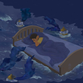 Иллюстрация для детской книги "Река"