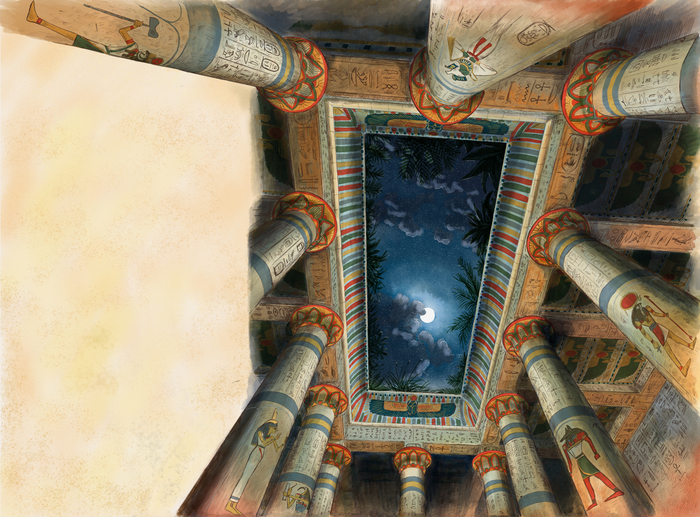 языческий храм. купол