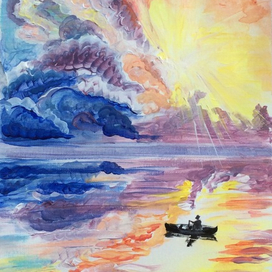 солнце на море