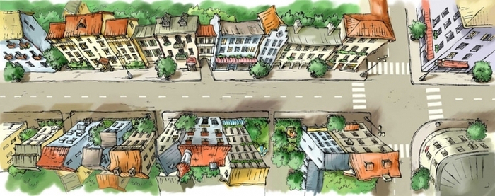 Фон для мультфильма