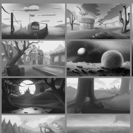 Тоновый скетчинг 3