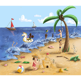 Каникулы на пляже.