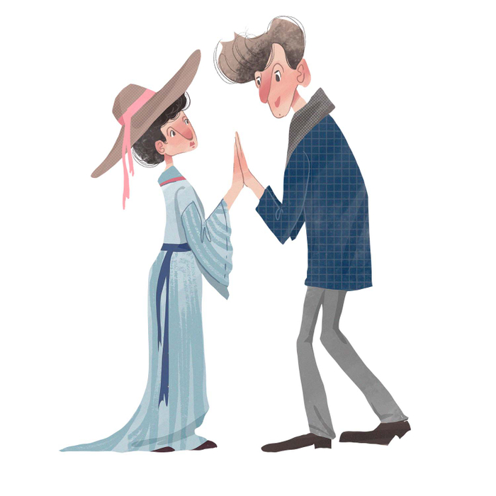 Персонажи влюбленные