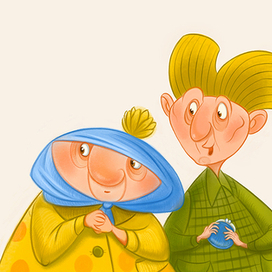 Две подружки:) Бабули