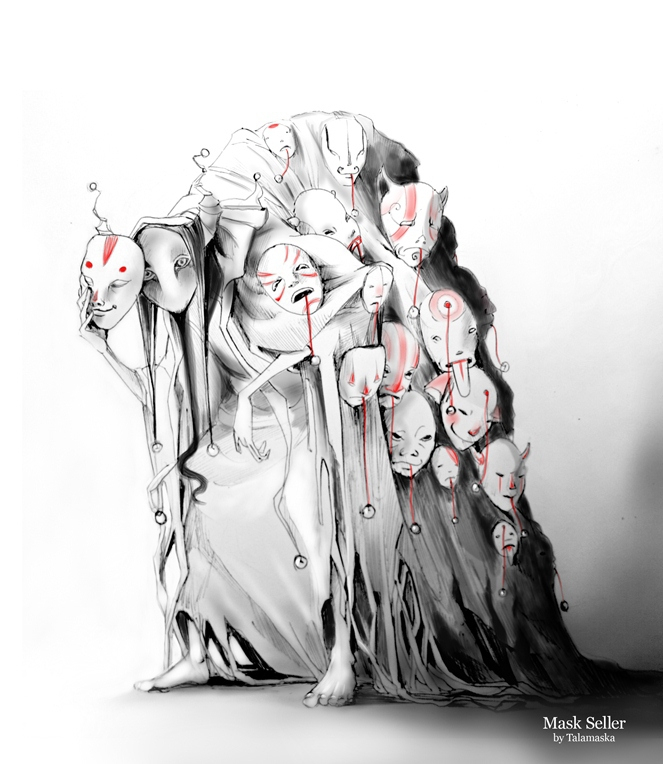 Продавец масок