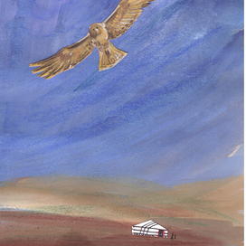 Степь Монголии