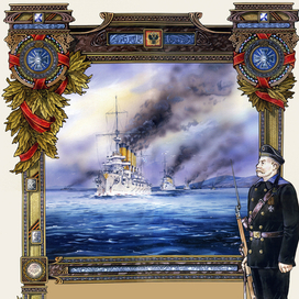 Памяти войны 1904 - 1905 годов. Для календаря.