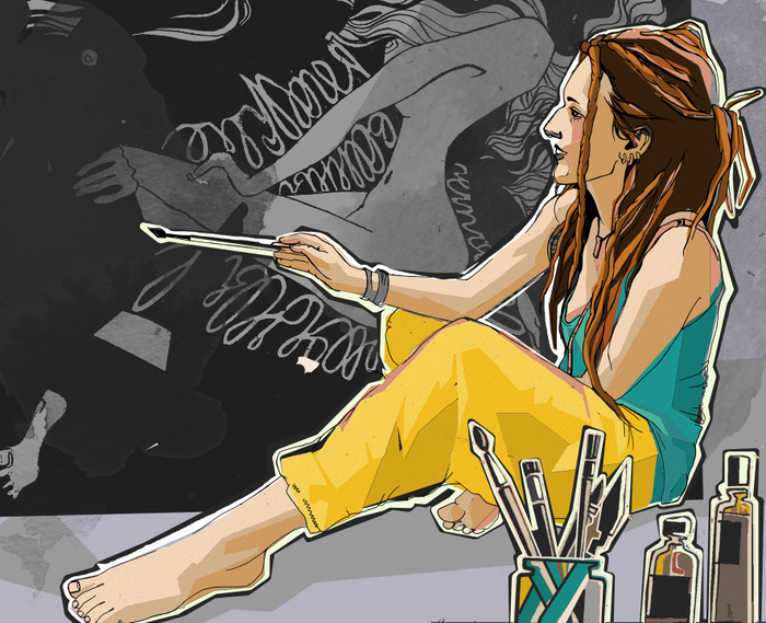 автопортрет давнишний