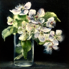 Веточка яблони