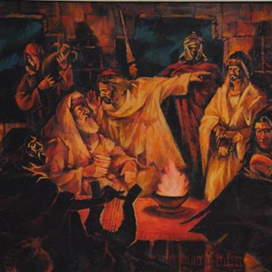 на библейский сюжет