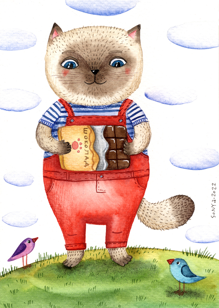 жирненький кот