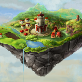 концепт маленького острова