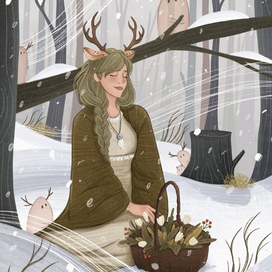 Зимний цветок