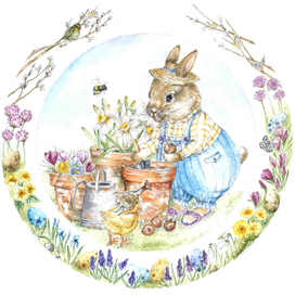 The Best friends in the garden