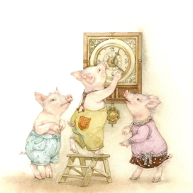 "Говорят,у поросят  на стене часы висят..."