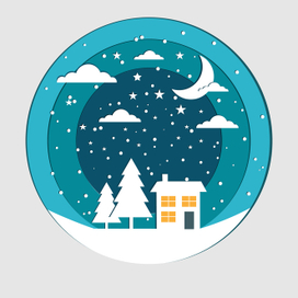 Новогодняя открытка 