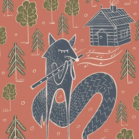 Лиса в Лесу