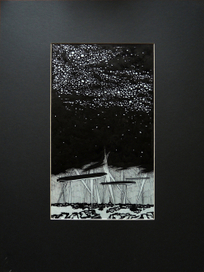 Цеппелины над Парижем. Серия графических листов. 2