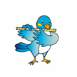 Птичка с флейтой