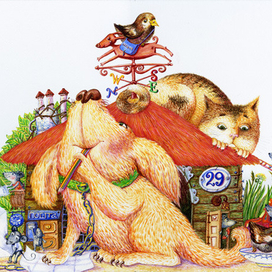 Разворот для книги детских стихов