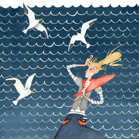 Девушка у моря