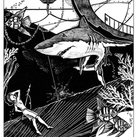 Иллюстрация к роману А.В.Вогта "Покорение Хибера"