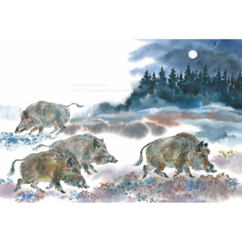 Иллюстрация к авторской книге "Тайны сентября" (2019)