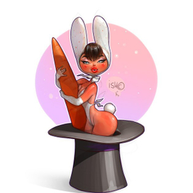 Кролик в шляпе